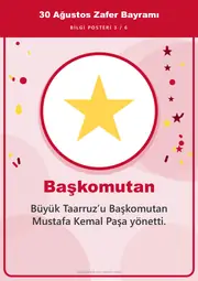 30 Ağustos Zafer Bayramı Pano Şeridi ve 6 Bilgi Posteri (8 parça · 84 × 59 cm) — 12. sayfa