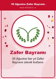 30 Ağustos Zafer Bayramı Pano Şeridi ve 6 Bilgi Posteri (8 parça · 84 × 59 cm) — 15. sayfa