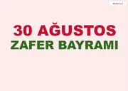 30 Ağustos Zafer Bayramı Pano ve Etkinlik Paketi — 11. sayfa