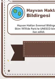 4 Ekim Dünya Hayvanları Koruma Günü Dev Panosu (12 parça · 84 × 89 cm) — 10. sayfa