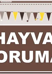 4 Ekim Dünya Hayvanları Koruma Günü Dev Panosu (12 parça · 84 × 89 cm) — 3. sayfa