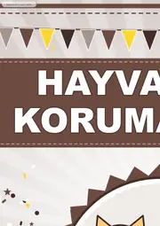 4 Ekim Dünya Hayvanları Koruma Günü Pano Şeridi ve 6 Bilgi Posteri (8 parça · 84 × 59 cm) — 3. sayfa