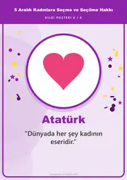 5 Aralık Kadınlara Seçme ve Seçilme Hakkı Pano Şeridi ve 6 Bilgi Posteri (8 parça · 84 × 59 cm) — 15. sayfa