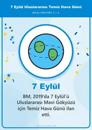 7 Eylül Uluslararası Temiz Hava Günü Pano Şeridi ve 6 Bilgi Posteri (8 parça · 84 × 59 cm) — 10. sayfa