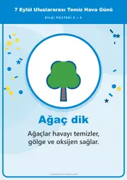 7 Eylül Uluslararası Temiz Hava Günü Pano Şeridi ve 6 Bilgi Posteri (8 parça · 84 × 59 cm) — 11. sayfa
