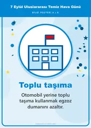 7 Eylül Uluslararası Temiz Hava Günü Pano Şeridi ve 6 Bilgi Posteri (8 parça · 84 × 59 cm) — 13. sayfa