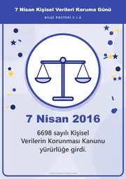 7 Nisan Kişisel Verileri Koruma Günü Pano Şeridi ve 6 Bilgi Posteri (8 parça · 84 × 59 cm) — 11. sayfa