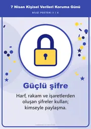 7 Nisan Kişisel Verileri Koruma Günü Pano Şeridi ve 6 Bilgi Posteri (8 parça · 84 × 59 cm) — 12. sayfa