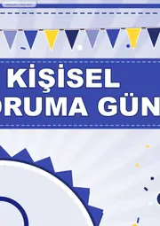 7 Nisan Kişisel Verileri Koruma Günü Pano Şeridi ve 6 Bilgi Posteri (8 parça · 84 × 59 cm) — 4. sayfa