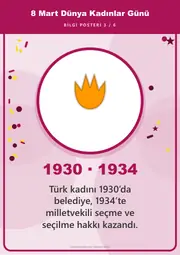 8 Mart Dünya Kadınlar Günü Pano Şeridi ve 6 Bilgi Posteri (8 parça · 84 × 59 cm) — 12. sayfa