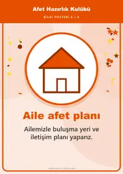Afet Hazırlık Kulübü Pano Şeridi ve 6 Bilgi Posteri (8 parça · 84 × 59 cm) — 15. sayfa