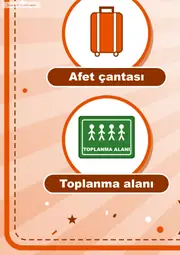 Afet Hazırlık Kulübü Pano Şeridi ve 6 Bilgi Posteri (8 parça · 84 × 59 cm) — 6. sayfa