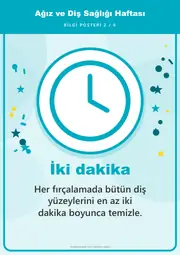 Ağız ve Diş Sağlığı Haftası Pano Şeridi ve 6 Bilgi Posteri (8 parça · 84 × 59 cm) — 11. sayfa