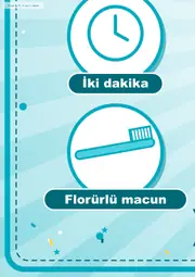 Ağız ve Diş Sağlığı Haftası Pano Şeridi ve 6 Bilgi Posteri (8 parça · 84 × 59 cm) — 6. sayfa