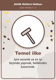 Ahilik Kültürü Haftası Pano Şeridi ve 6 Bilgi Posteri (8 parça · 84 × 59 cm) — 13. sayfa