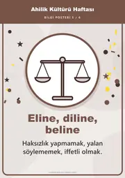 Ahilik Kültürü Haftası Pano Şeridi ve 6 Bilgi Posteri (8 parça · 84 × 59 cm) — 14. sayfa