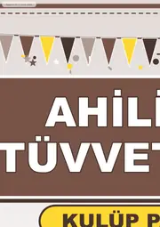 Ahilik ve Fütüvvet Kulübü Dev Panosu (12 parça · 84 × 89 cm) — 3. sayfa