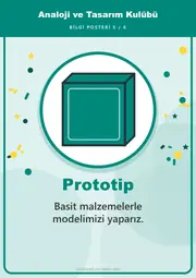 Analoji ve Tasarım Kulübü Pano Şeridi ve 6 Bilgi Posteri (8 parça · 84 × 59 cm) — 14. sayfa