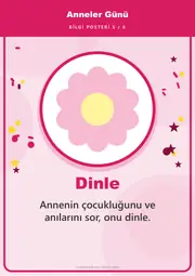 Anneler Günü Pano Şeridi ve 6 Bilgi Posteri (8 parça · 84 × 59 cm) — 14. sayfa