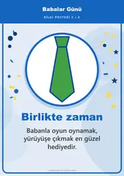 Babalar Günü Pano Şeridi ve 6 Bilgi Posteri (8 parça · 84 × 59 cm) — 11. sayfa