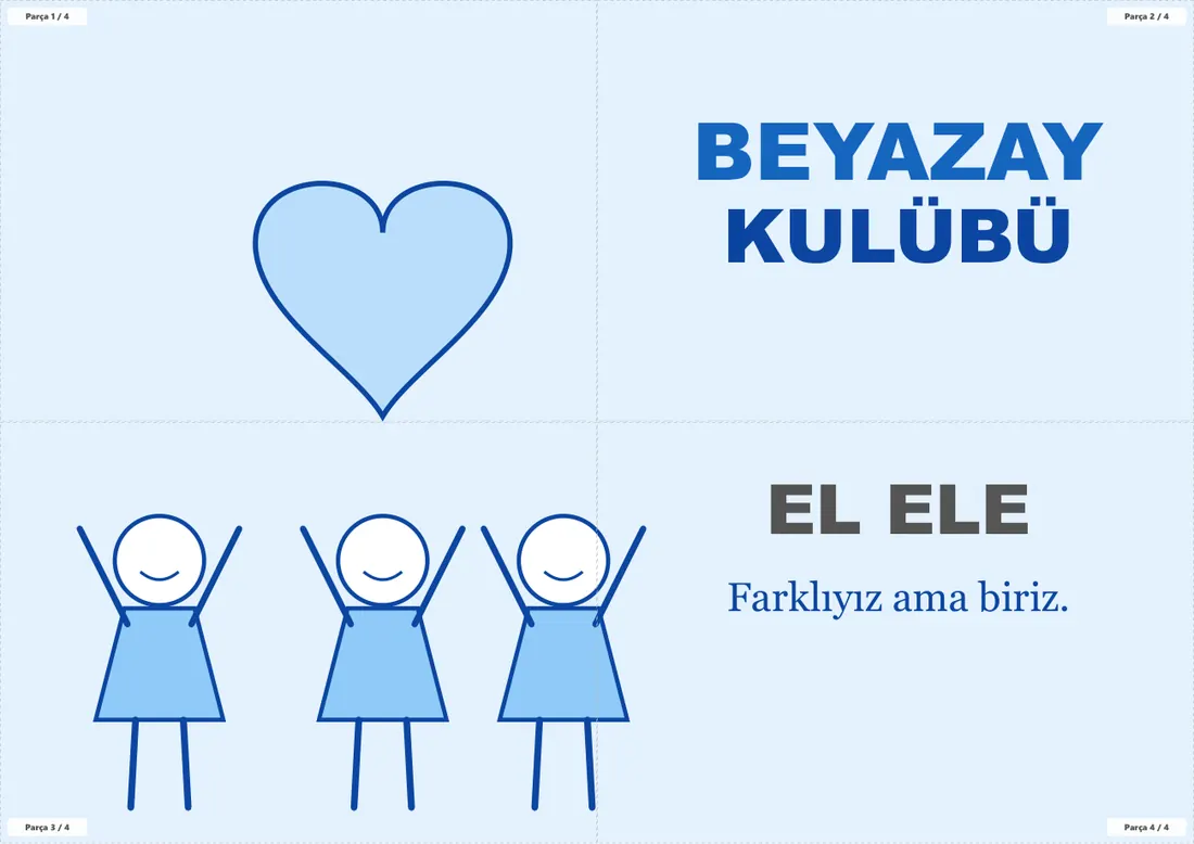 Beyazay Kulübü Panosu birleşik görünüm