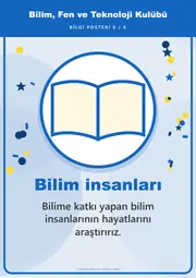 Bilim, Fen ve Teknoloji Kulübü Pano Şeridi ve 6 Bilgi Posteri (8 parça · 84 × 59 cm) — 15. sayfa