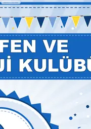 Bilim, Fen ve Teknoloji Kulübü Pano Şeridi ve 6 Bilgi Posteri (8 parça · 84 × 59 cm) — 4. sayfa