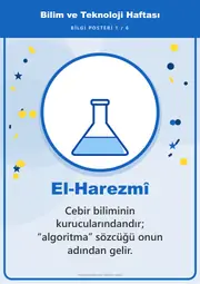 Bilim ve Teknoloji Haftası Pano Şeridi ve 6 Bilgi Posteri (8 parça · 84 × 59 cm) — 10. sayfa