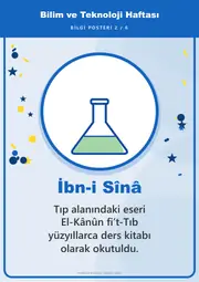 Bilim ve Teknoloji Haftası Pano Şeridi ve 6 Bilgi Posteri (8 parça · 84 × 59 cm) — 11. sayfa
