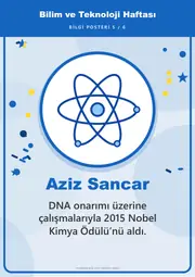 Bilim ve Teknoloji Haftası Pano Şeridi ve 6 Bilgi Posteri (8 parça · 84 × 59 cm) — 14. sayfa