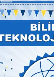 Bilim ve Teknoloji Haftası Pano Şeridi ve 6 Bilgi Posteri (8 parça · 84 × 59 cm) — 3. sayfa