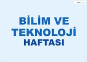 Bilim ve Teknoloji Haftası Pano ve Etkinlik Paketi — 11. sayfa