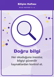 Bilişim Haftası Pano Şeridi ve 6 Bilgi Posteri (8 parça · 84 × 59 cm) — 11. sayfa