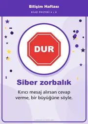 Bilişim Haftası Pano Şeridi ve 6 Bilgi Posteri (8 parça · 84 × 59 cm) — 13. sayfa
