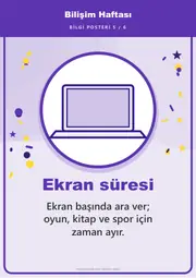 Bilişim Haftası Pano Şeridi ve 6 Bilgi Posteri (8 parça · 84 × 59 cm) — 14. sayfa