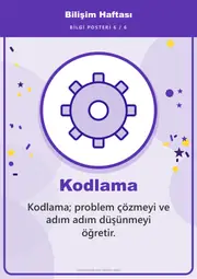 Bilişim Haftası Pano Şeridi ve 6 Bilgi Posteri (8 parça · 84 × 59 cm) — 15. sayfa
