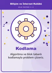 Bilişim ve İnternet Kulübü Pano Şeridi ve 6 Bilgi Posteri (8 parça · 84 × 59 cm) — 11. sayfa
