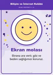 Bilişim ve İnternet Kulübü Pano Şeridi ve 6 Bilgi Posteri (8 parça · 84 × 59 cm) — 12. sayfa