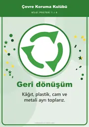 Çevre Koruma Kulübü Pano Şeridi ve 6 Bilgi Posteri (8 parça · 84 × 59 cm) — 10. sayfa