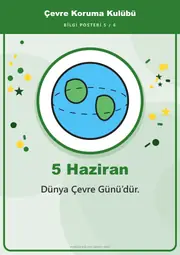 Çevre Koruma Kulübü Pano Şeridi ve 6 Bilgi Posteri (8 parça · 84 × 59 cm) — 14. sayfa