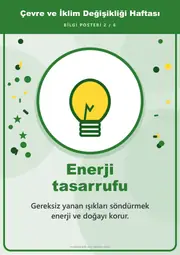 Çevre ve İklim Değişikliği Haftası Pano Şeridi ve 6 Bilgi Posteri (8 parça · 84 × 59 cm) — 11. sayfa