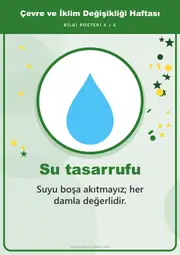 Çevre ve İklim Değişikliği Haftası Pano Şeridi ve 6 Bilgi Posteri (8 parça · 84 × 59 cm) — 13. sayfa