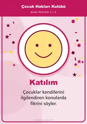 Çocuk Hakları Kulübü Pano Şeridi ve 6 Bilgi Posteri (8 parça · 84 × 59 cm) — 14. sayfa