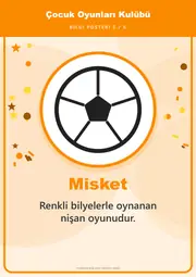 Çocuk Oyunları Kulübü Pano Şeridi ve 6 Bilgi Posteri (8 parça · 84 × 59 cm) — 14. sayfa