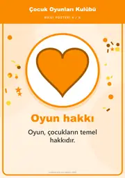 Çocuk Oyunları Kulübü Pano Şeridi ve 6 Bilgi Posteri (8 parça · 84 × 59 cm) — 15. sayfa