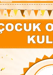 Çocuk Oyunları Kulübü Pano Şeridi ve 6 Bilgi Posteri (8 parça · 84 × 59 cm) — 3. sayfa