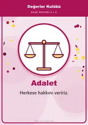 Değerler Kulübü Pano Şeridi ve 6 Bilgi Posteri (8 parça · 84 × 59 cm) — 15. sayfa