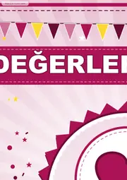 Değerler Kulübü Pano Şeridi ve 6 Bilgi Posteri (8 parça · 84 × 59 cm) — 3. sayfa