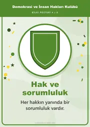 Demokrasi ve İnsan Hakları Kulübü Pano Şeridi ve 6 Bilgi Posteri (8 parça · 84 × 59 cm) — 13. sayfa