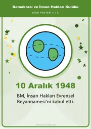 Demokrasi ve İnsan Hakları Kulübü Pano Şeridi ve 6 Bilgi Posteri (8 parça · 84 × 59 cm) — 14. sayfa